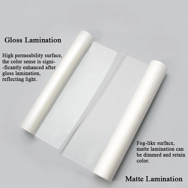 Perbezaan antara laminasi matte dan gloss