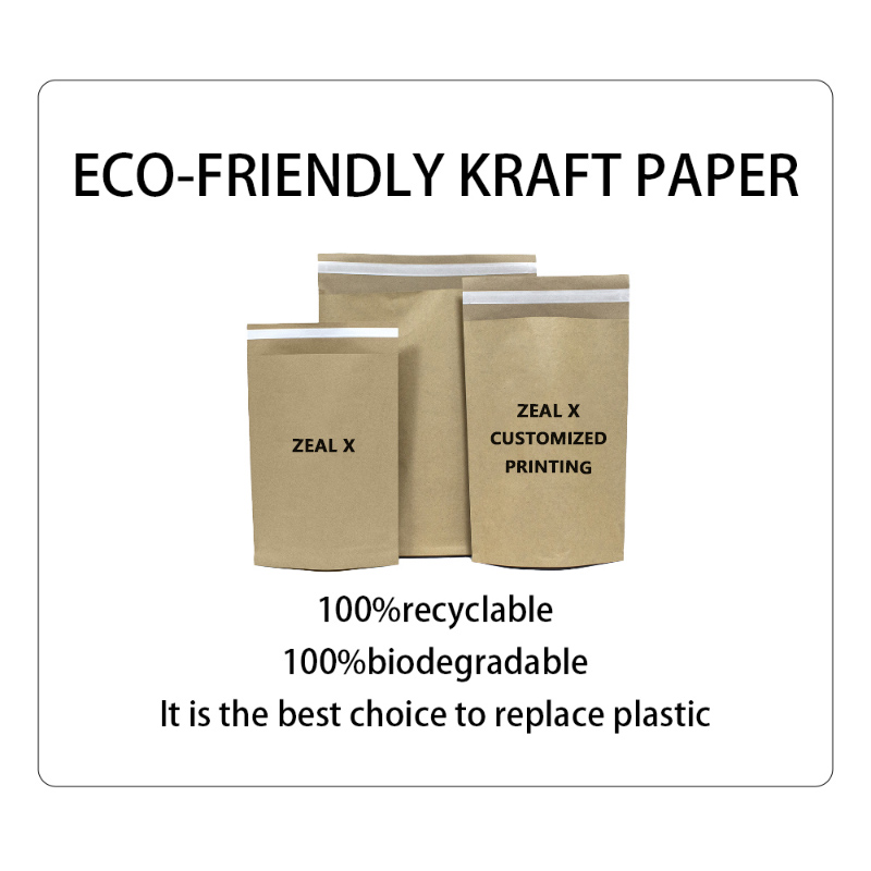 Zealx Melancarkan Beg Pembungkusan Pakaian Kertas Brown Kraft: Alternatif mesra alam untuk plastik
