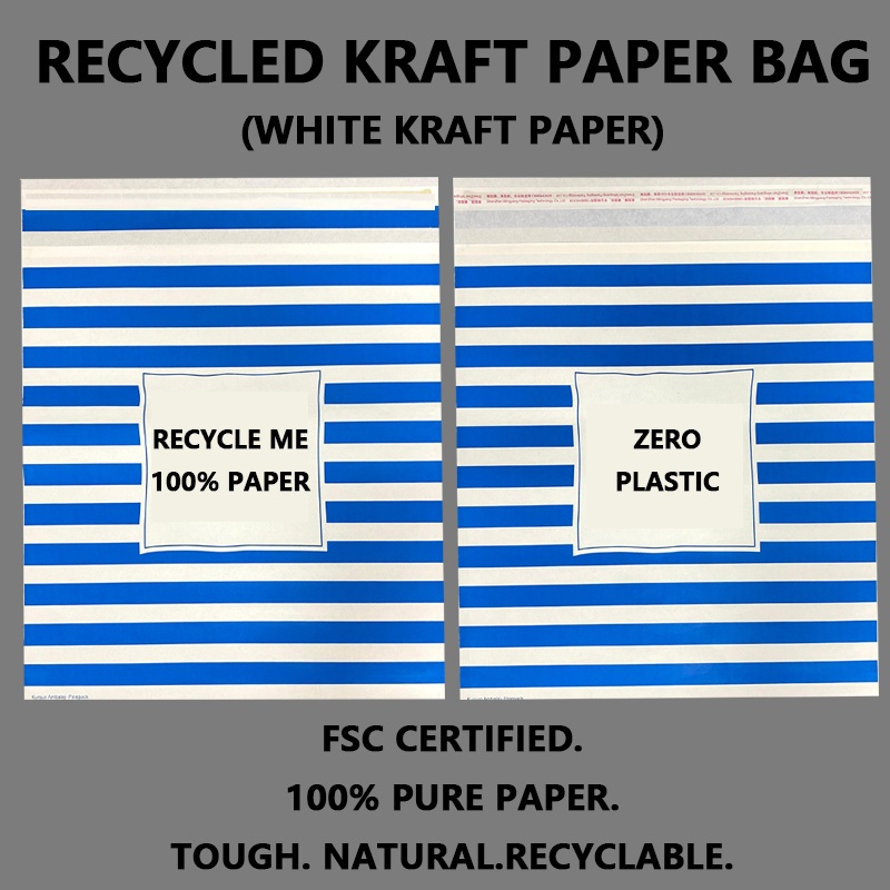 Zeal X Memperkenalkan Beg Surat Kertas Kraft Putih Kitar Semula Tersuai untuk Menyokong Penyelesaian Pembungkusan Mampan
