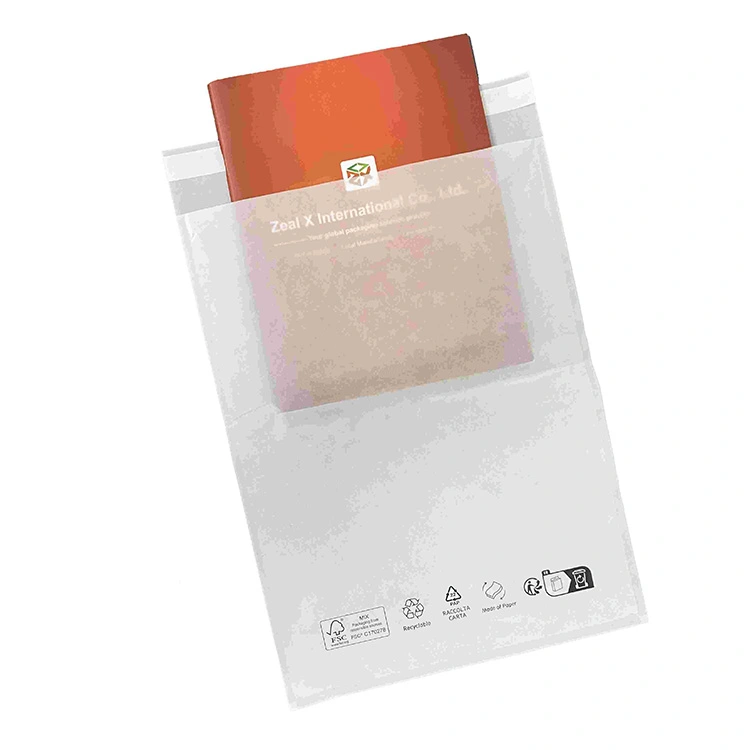 Beg kertas glasin - Tiada bahagian bawah