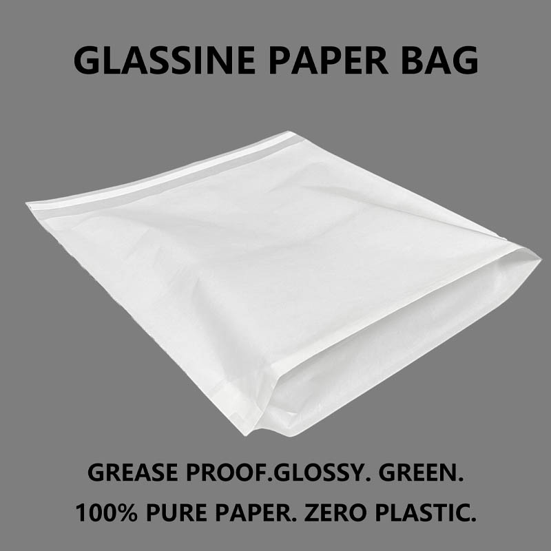 Beg Kertas Glassine dengan Gusset Bawah