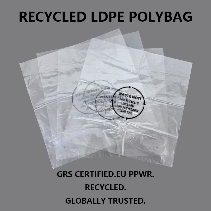 Beg Pembungkusan LDPE Kitar Semula Diperakui GRS
