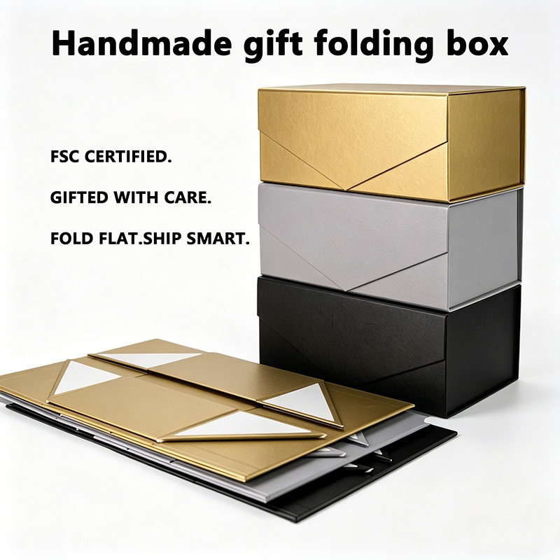 Kotak Lipat Hadiah Buatan Tangan