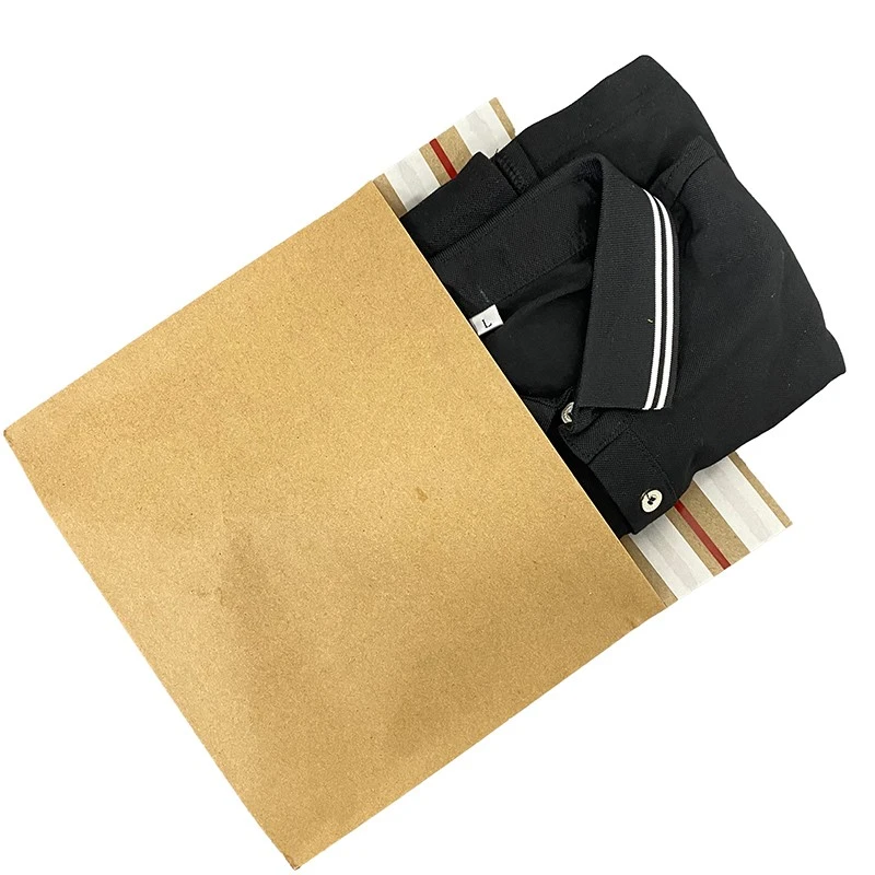 Beg Kertas Kraft dengan jalur pelekat berganda