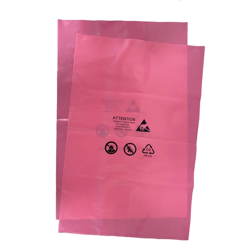 Beg plastik merah jambu PE